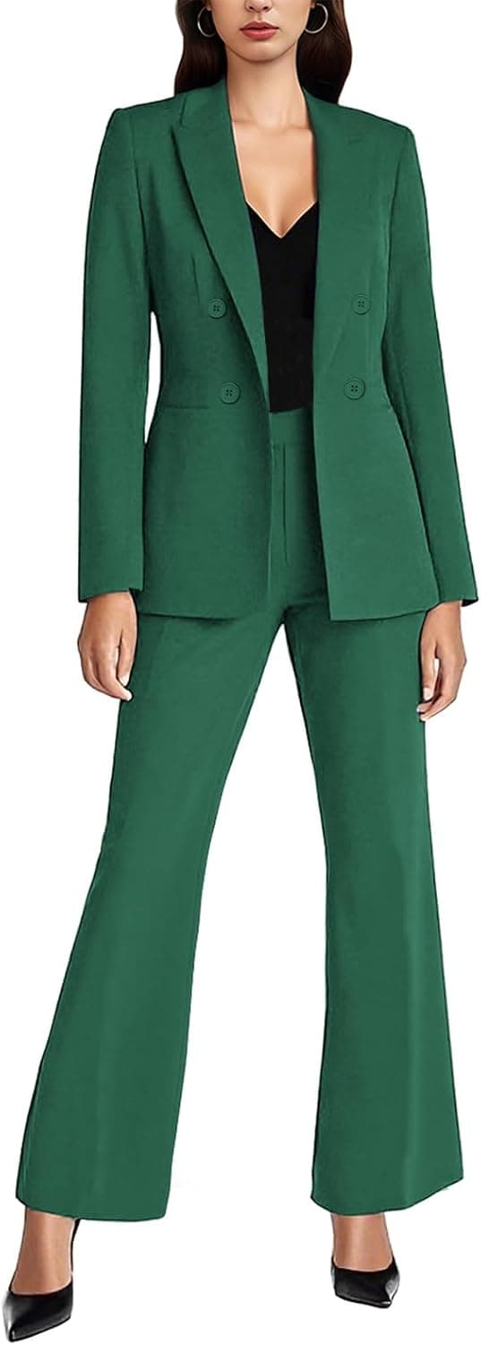 Agenlulu Two-Piece Power Suit - Blazer & Pants Set - Image 1