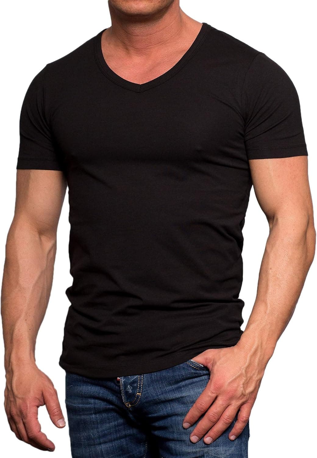 JACK & JONES Essential V-Neck T-Shirt - Image 1