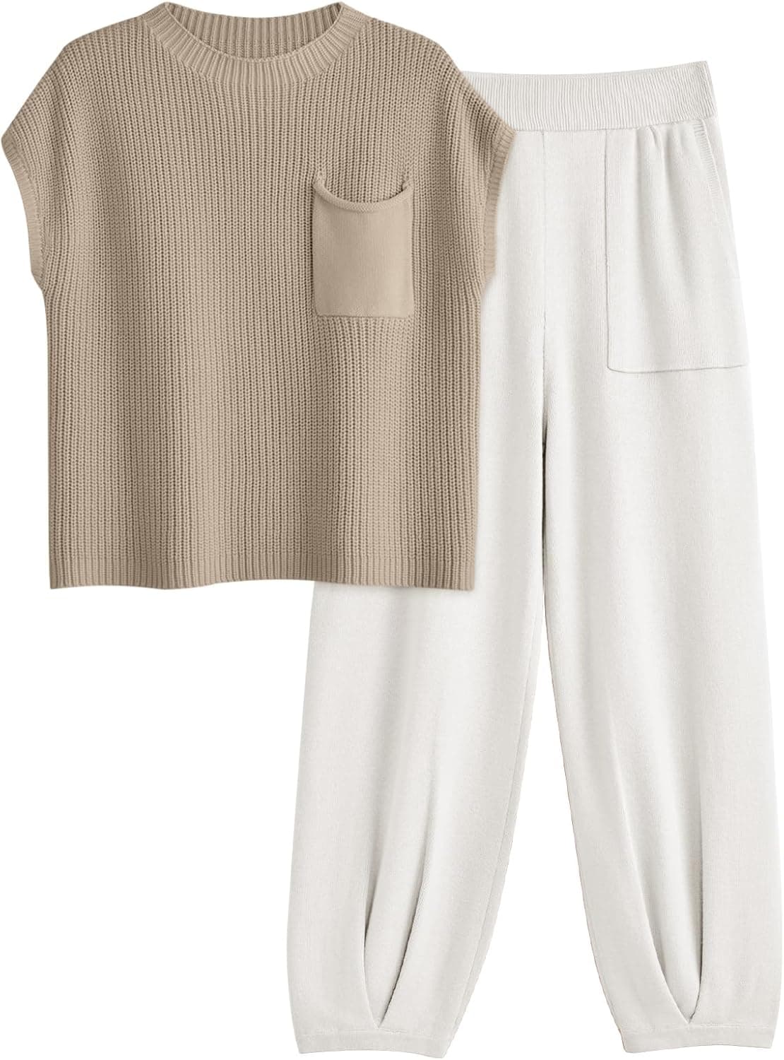 LILLUSORY Two-Piece Knit Loungewear Set - Image 1