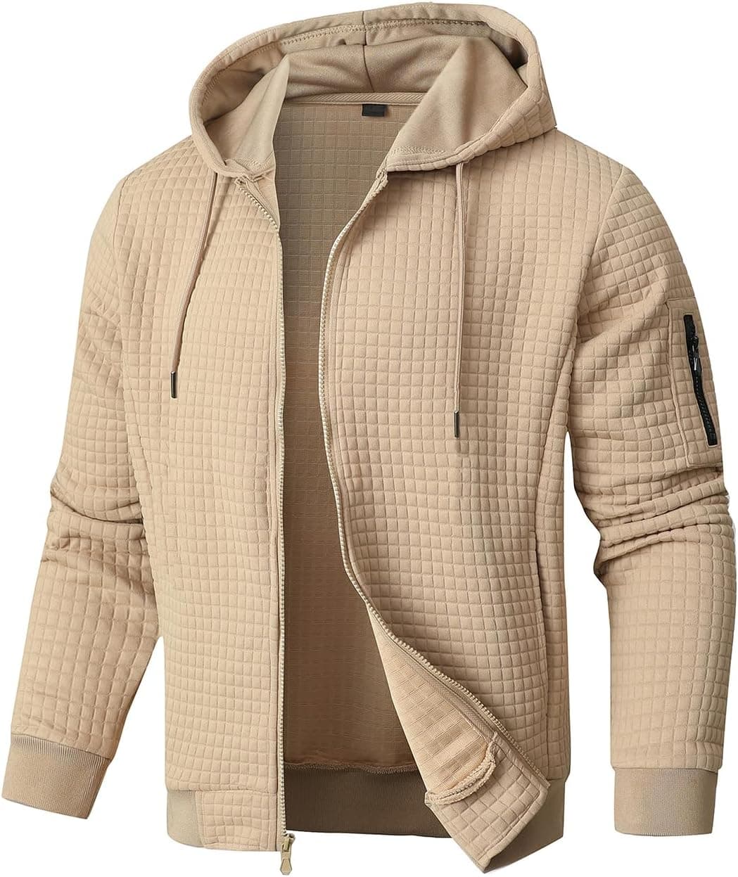 SAVKOOV Essential Full-Zip Athletic Hoodie - Image 1