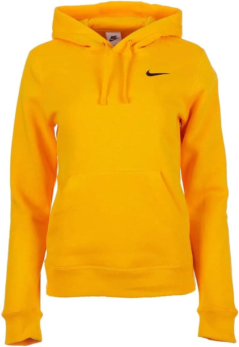 Nike Club Fleece Hoodie in Golden Yellow - Image 1