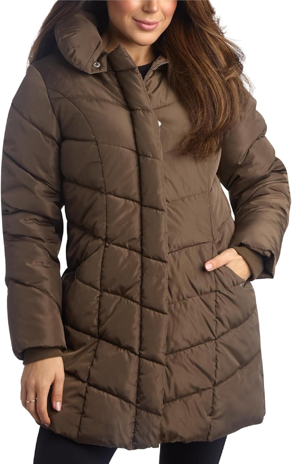 Steve Madden Women's Heavyweight Long Puffer Coat - Image 1