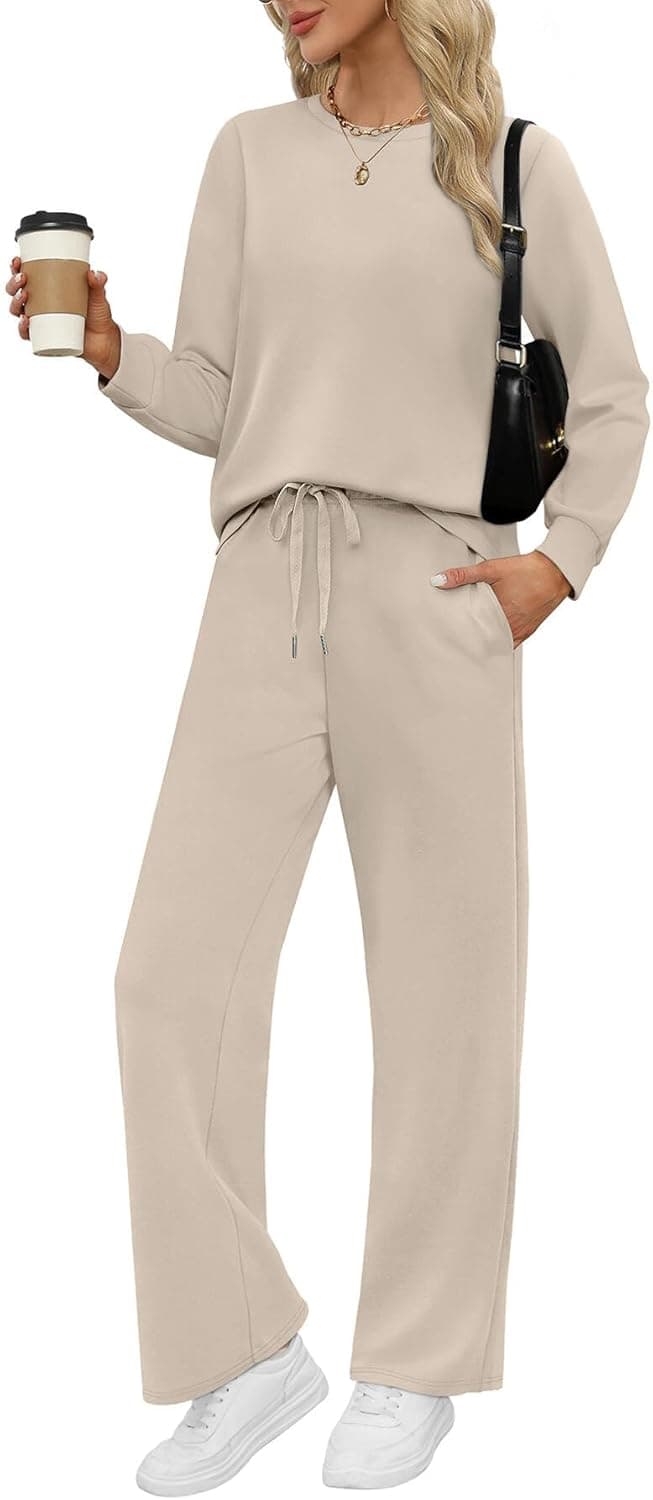 WIHOLL Two-Piece Lounge Set - Elevated Comfort Sweatsuit - Image 1