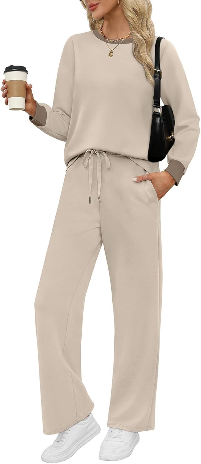 WIHOLL Two-Piece Lounge Set - Effortless Athleisure Comfort - Image 1