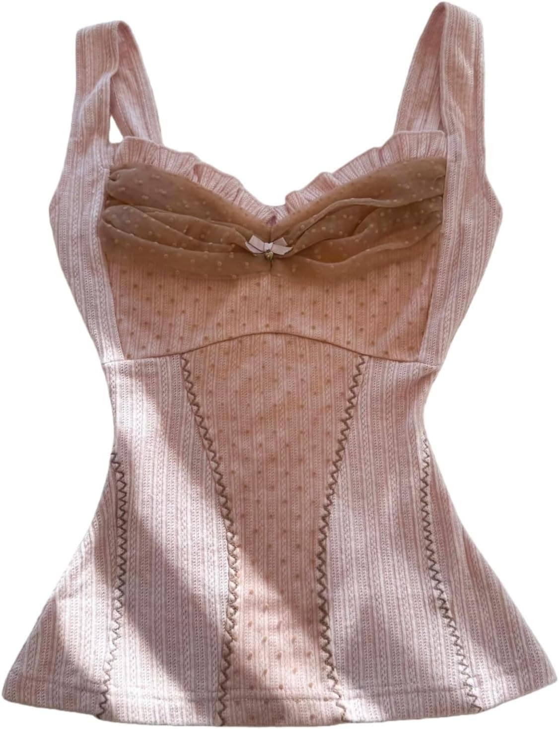 Tsultryofs Fairy Grunge Lace Trim Camisole Tank - Image 1