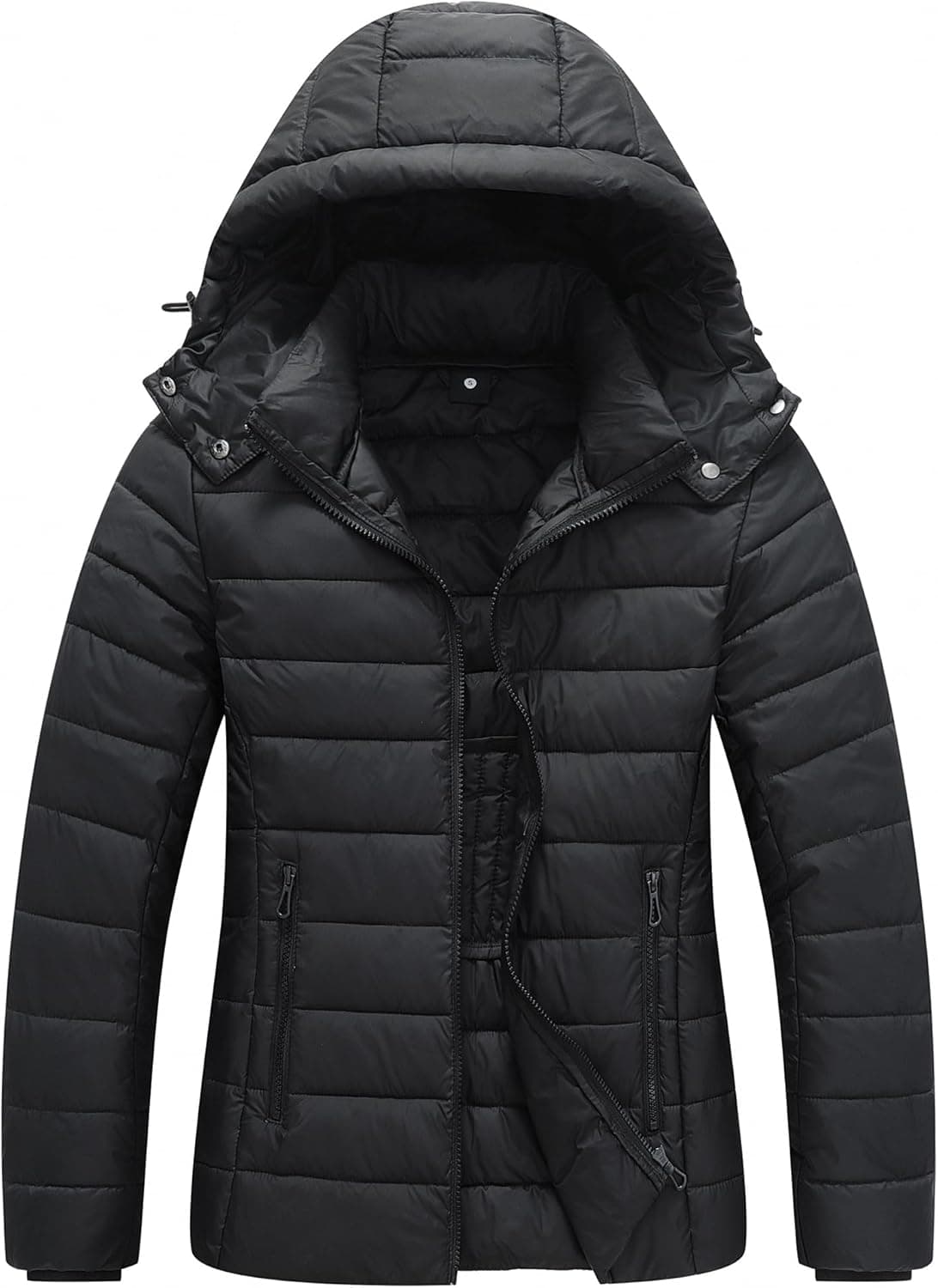 TDYPCI Quilted Puffer Jacket - Lightweight Waterproof Winter Coat - Image 1