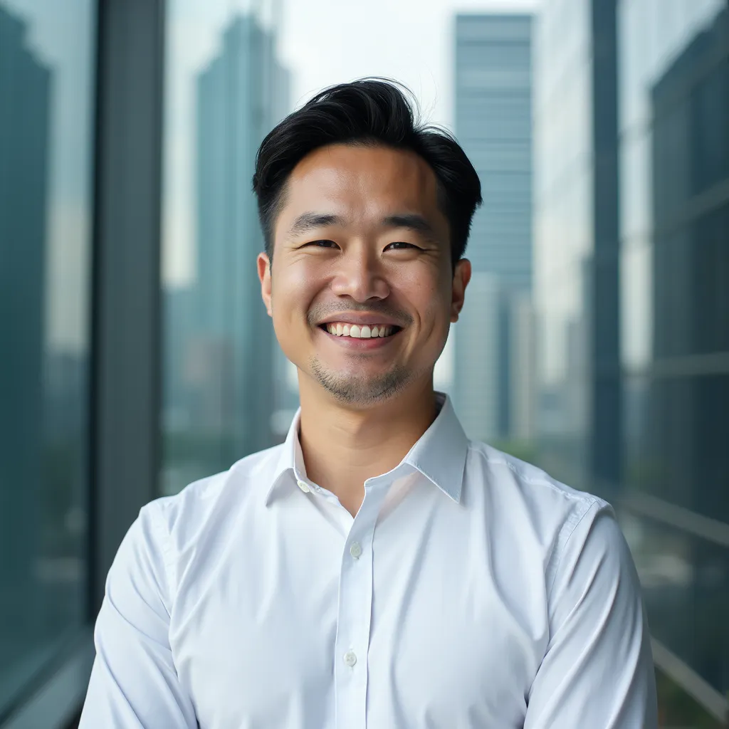 Professional headshot for digital branding